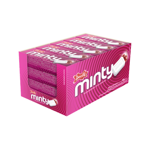 Pastilha Minty Cereja com 20un de 17g cada - Docile