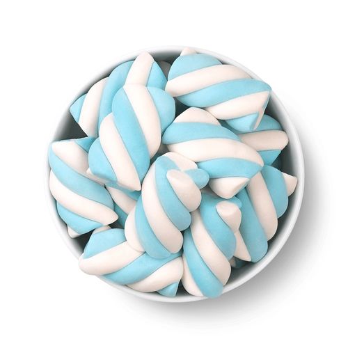 Marshmallow Twist Azul e Branco 250g