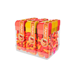 Pastilha Mini Minty Laranja e Morango com 12 potes de 14g cada - Docile