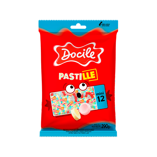 PASTILLE MINI 290G CAIXA COM 24 PACOTES