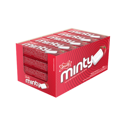 MINTY MORANGO 17G CAIXA COM 30 DISPLAYS