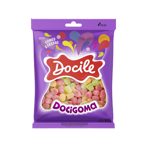 DOCIGOMA MINI SINO SORT 500G CAIXA COM 20 PACOTES