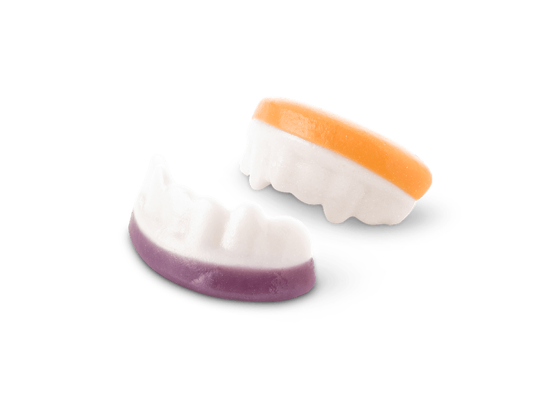 GELATINES DENTES DE MONSTRO SORT 12pctX80g