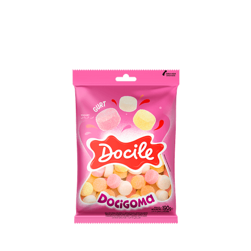 DOCIGOMA TUBO GURT 190G CAIXA COM 36 PACOTES