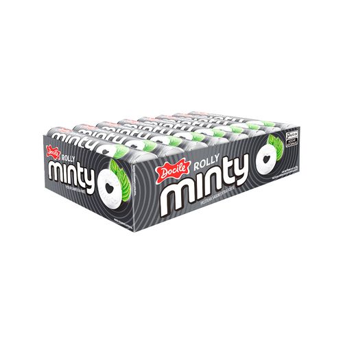 Pastilha Rolly Minty Extraforte com 16un de 29g cada - Docile