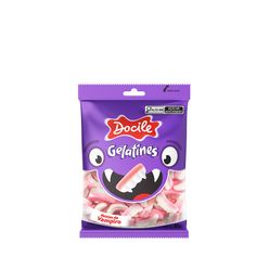 Bala de Gelatina Dentes de Vampiro 80g - Docile