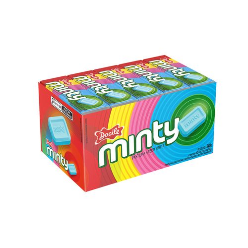 Pastilha Minty Fruit com 20un de 17g cada - Docile