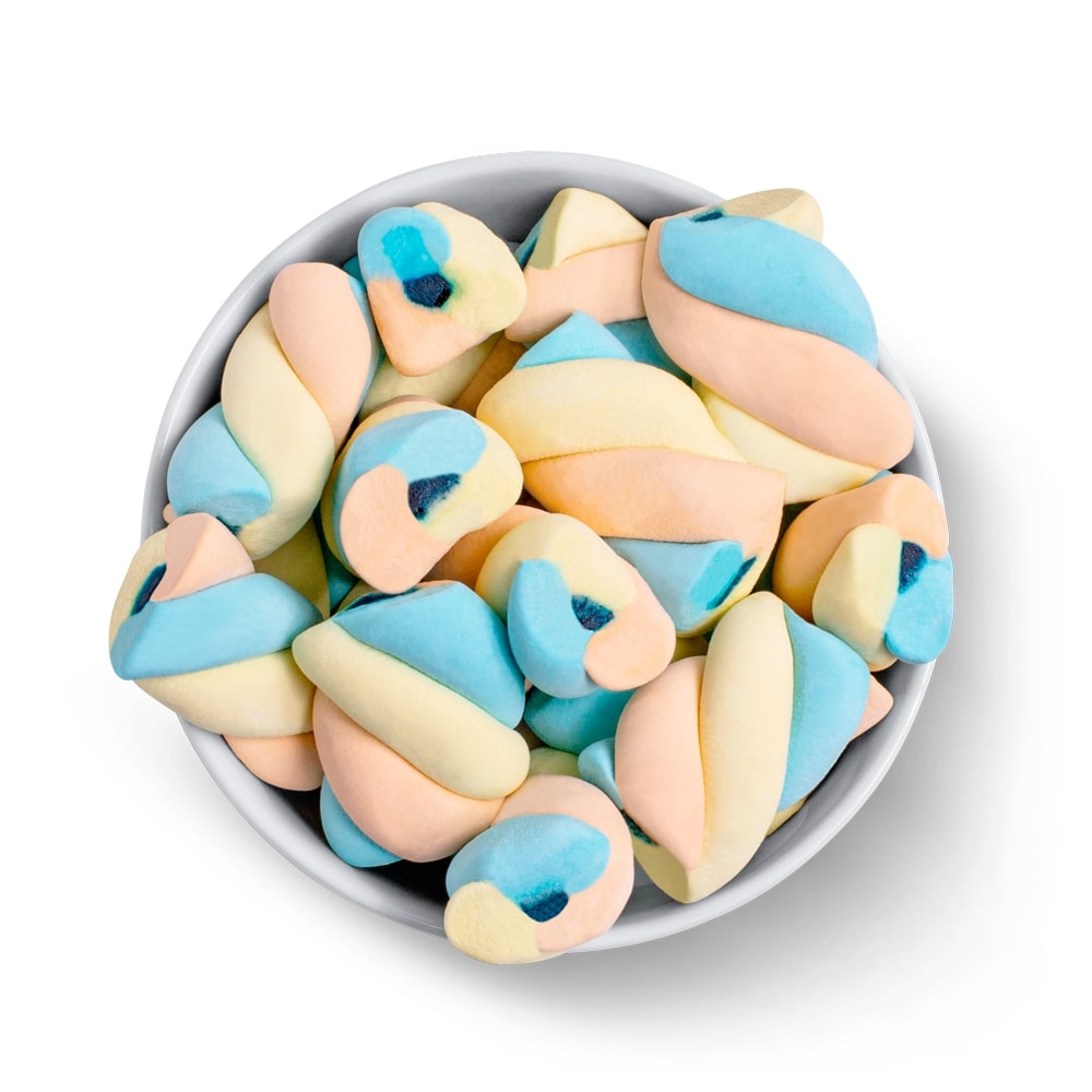 Marshmallow Recheado Twist Pinta-língua - Docile.com.br - Docile