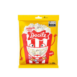 Marshmallow Pipoca 220g - Docile