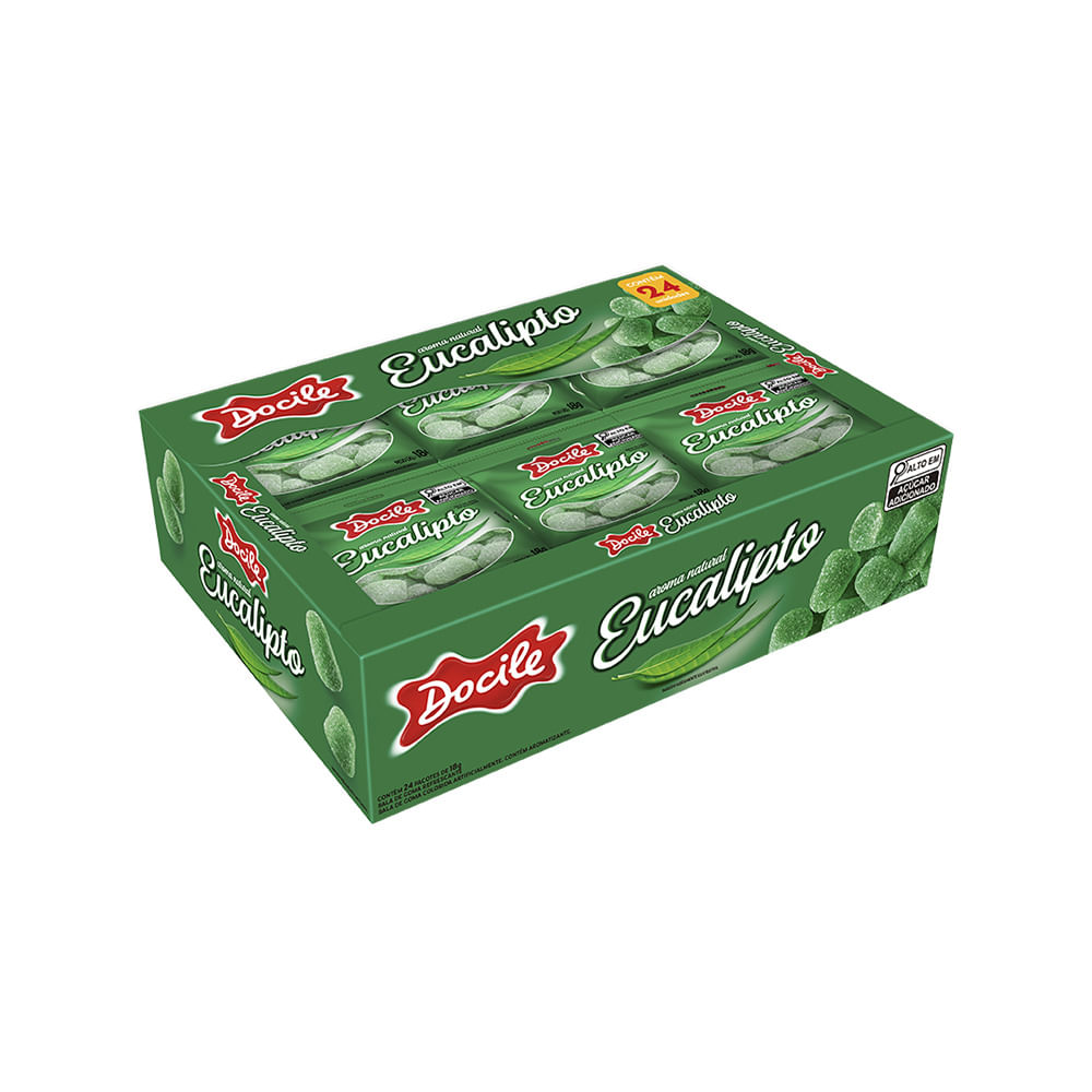 Dp Docigoma Mini Sino Eucalipto Refrescante 24Pctx18G - Docile