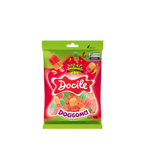 Bala de Goma Picolés Azedinhos 190g - Docile