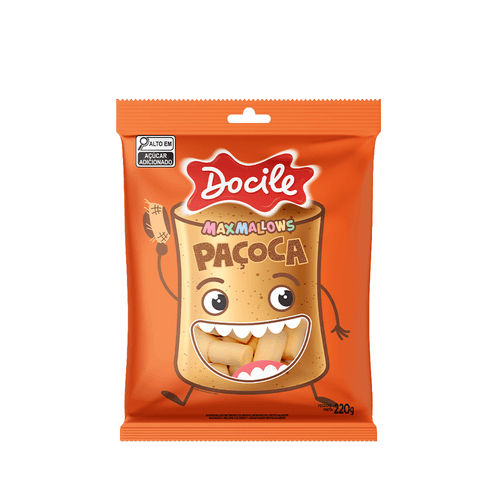 Marshmallow Paçoca 220g - Docile
