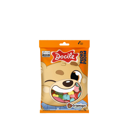 Bala de Gelatina Criamigos Pedro e Meg 70g - Docile