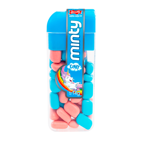 MINI MINTY TUTTI-FRUTTI UVA UNI 14G CAIXA COM 12 PACOTES