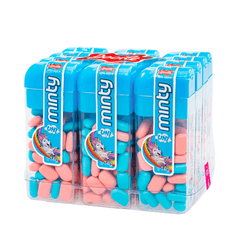 Pastilha Mini Minty Tutti-Frutti Unicórnio com 12 potes de 14g cada - Docile