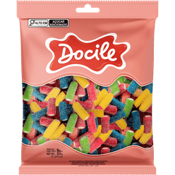 Canudinho Jumbo Bite Size 1kg - Docile