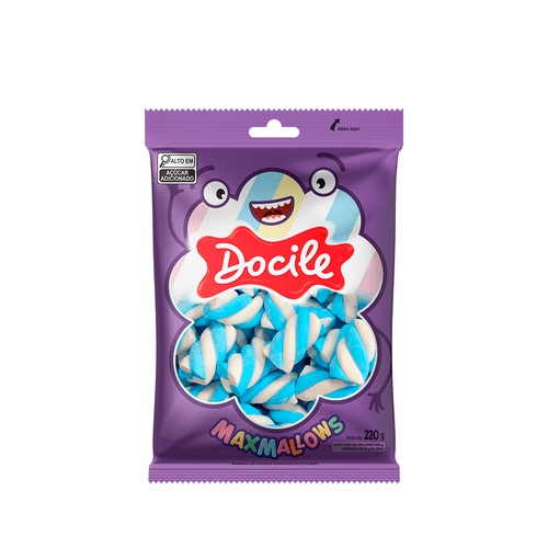 Marshmallow Twist Azul/Branco 220G